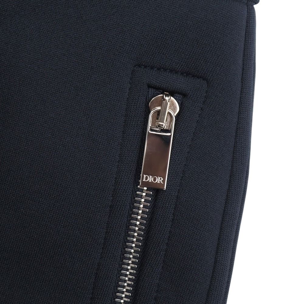 DIOR HOMME ディオール オム パンツ サイズXXXS ジョガーパンツ ジャージー ラバーロゴ ネイビー イタリア製 ブランド古着 RA 6436 ジョガーパンツ スウェットパンツ パンツ