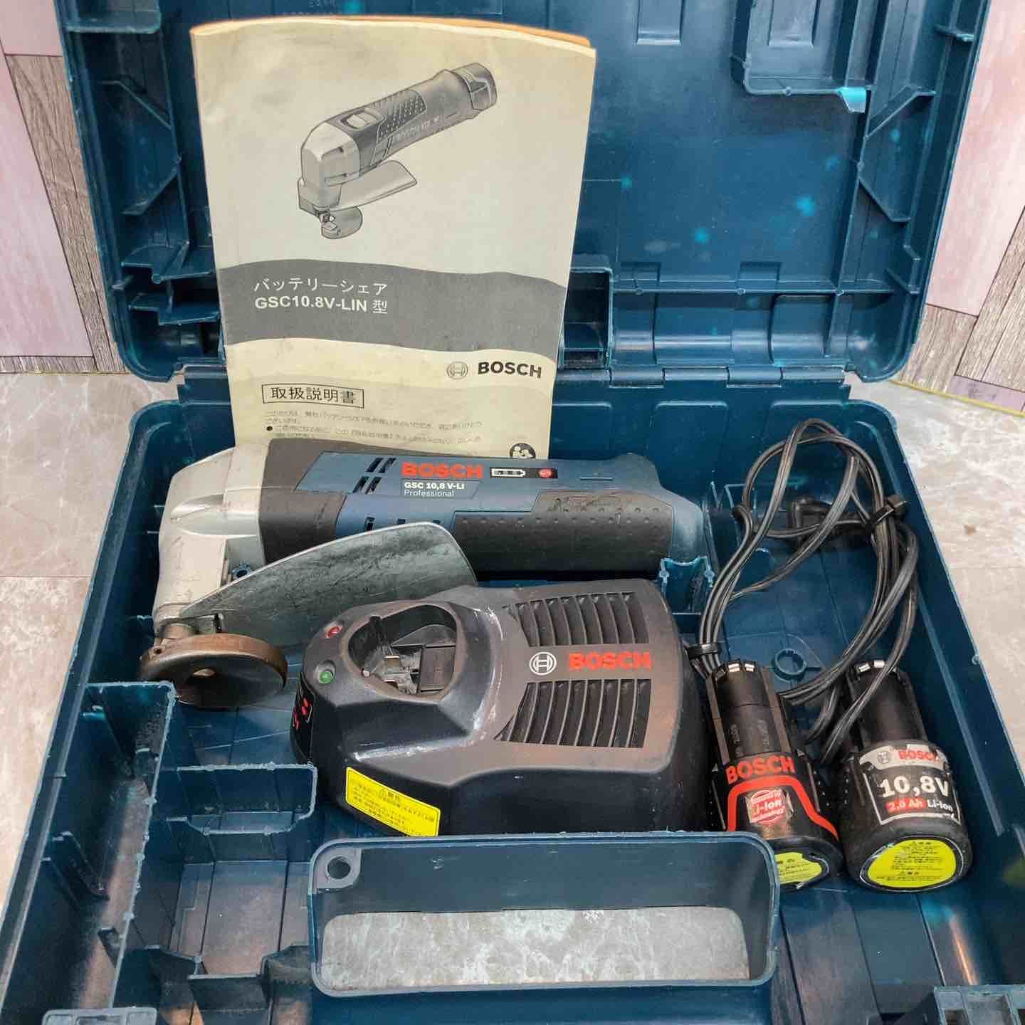 ボッシュ コードレスニブラ GSC10.8v-LIN 八潮店