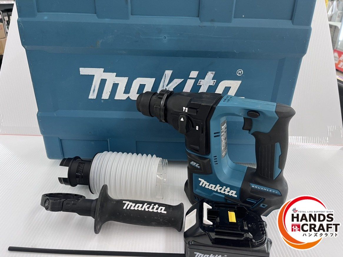 マキタ makita 17mm 充電式ハンマドリル 18V3.0Ah×1 本体のみ バッテリ回数2回 品