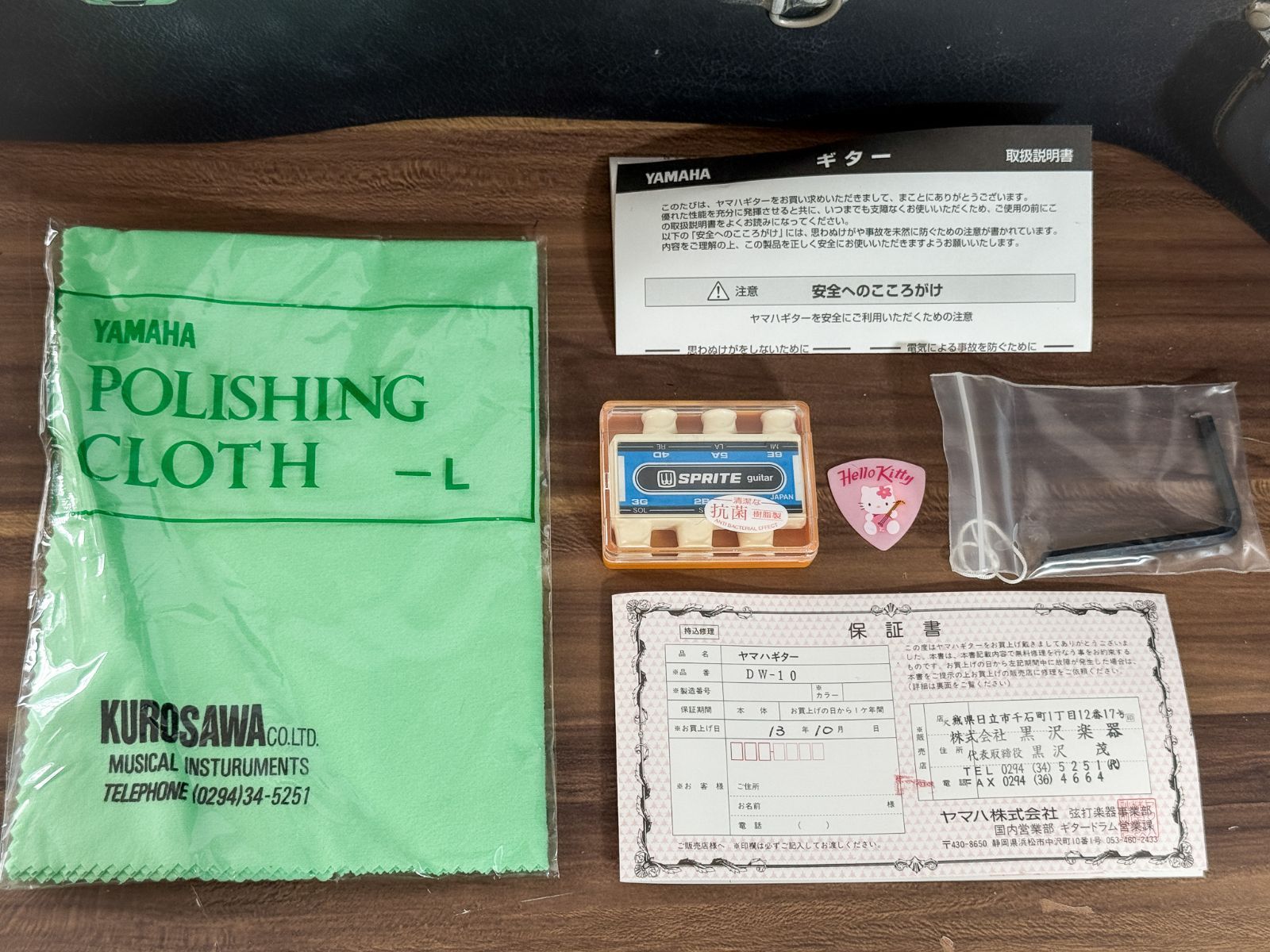 DW-10 ハードケース付属一式