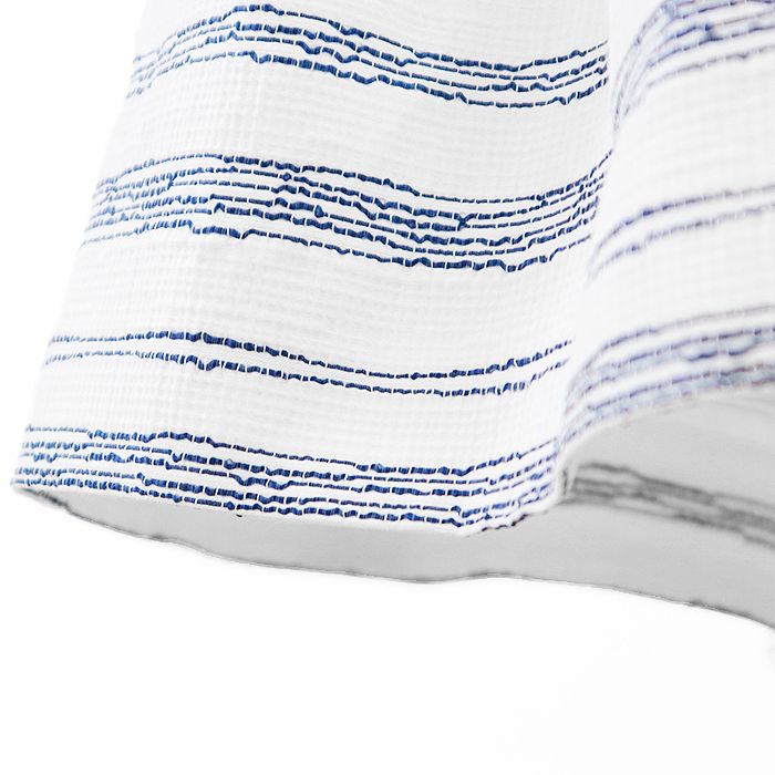  PAULE KA ポールカ ワンピース ストライプ ボックスプリーツ バックファスナー ショートスリーブ 半袖 コットン混 ドレス レディース サイズ 40 ホワイト ブルー レッド 白 青 赤 ポーランド製 119 R 98 その他 その他