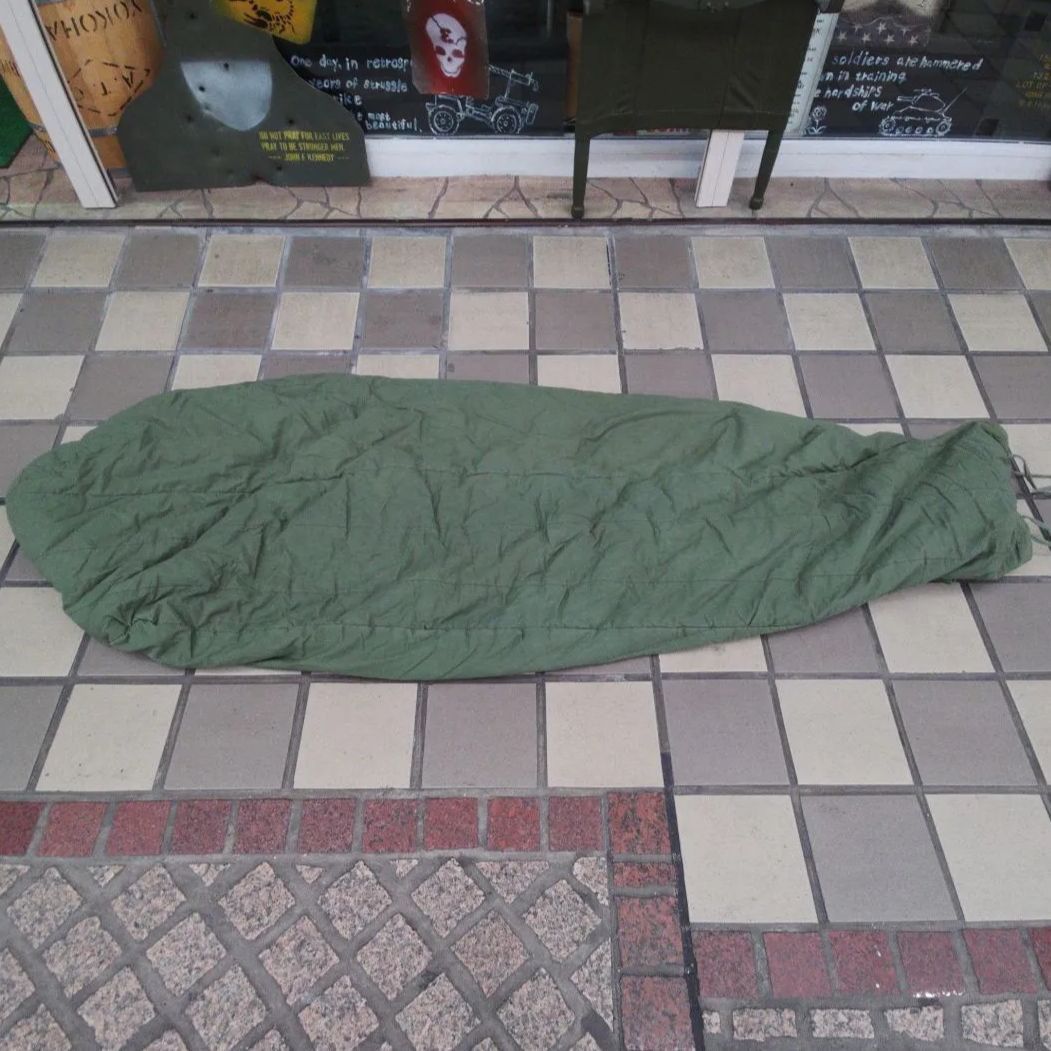  米軍実物 スリーピング 80年代 スリーピングカバー 寝袋 シュラフ アウトドア寝具