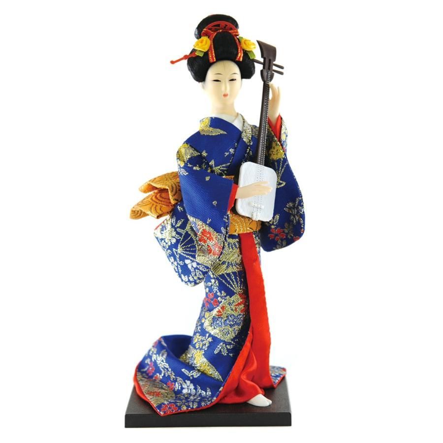 Japanese Doll~Shamisen 「日本人形（三味線 ）」【9 inch（約24cm