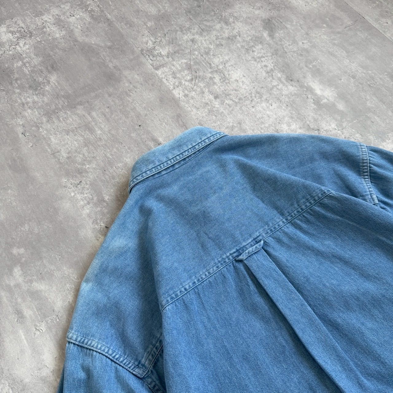 デニムシャツ ブルー系