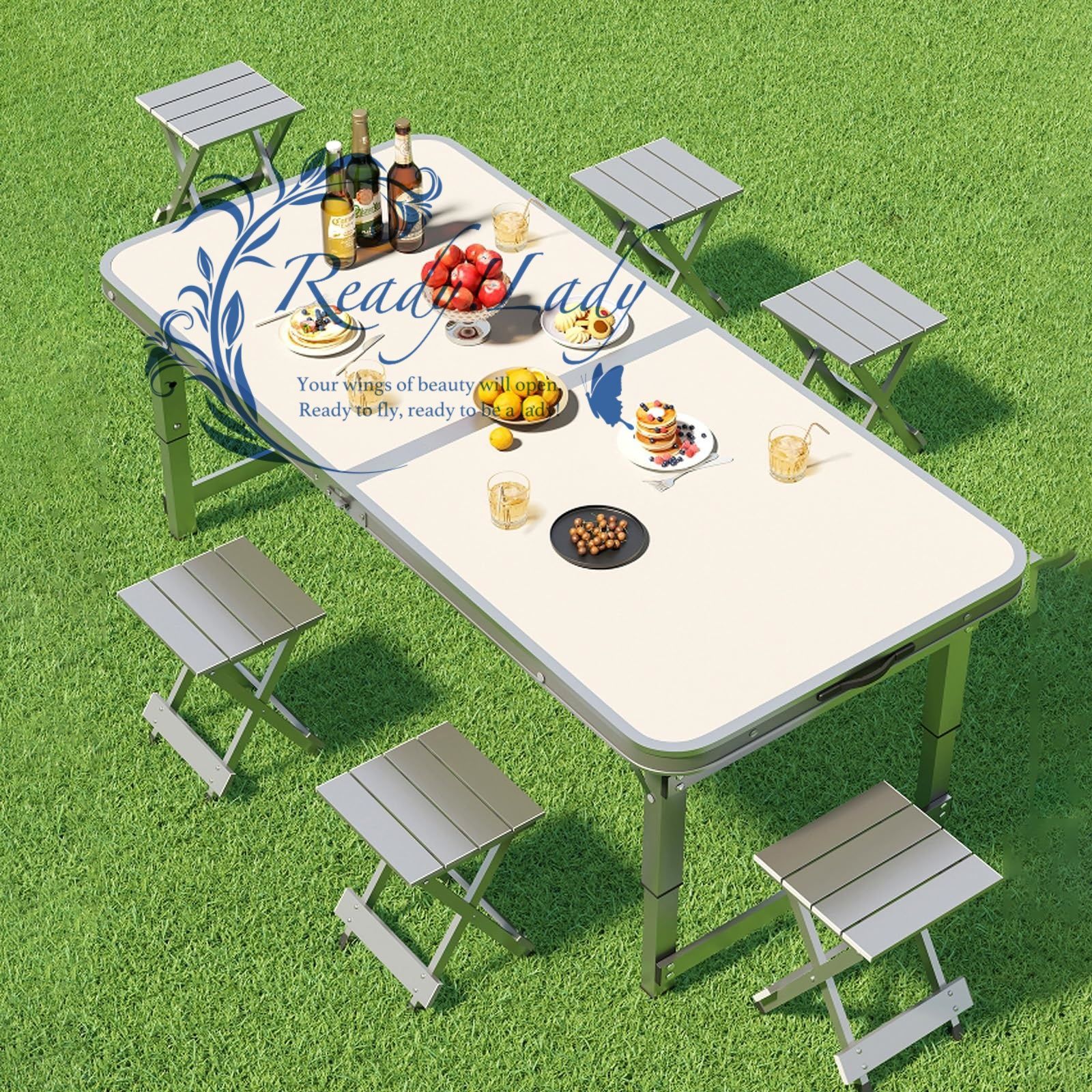 120×60x55-70cm 折りたたみ作業台