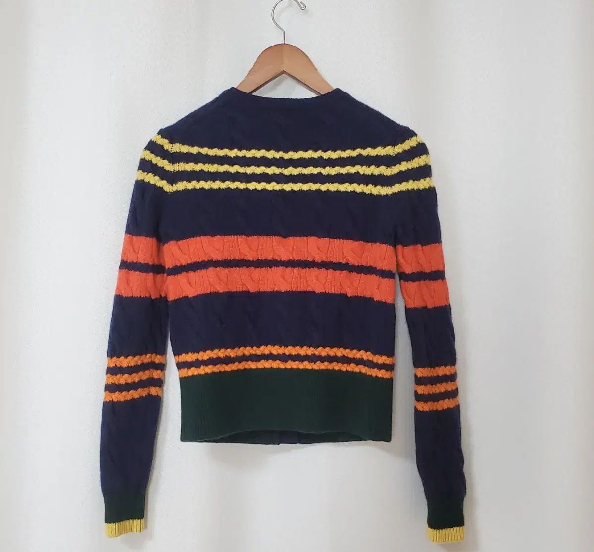  ポロ キッズ S 8 Y ケーブル ウールニットカーディガン カーディガン トップス