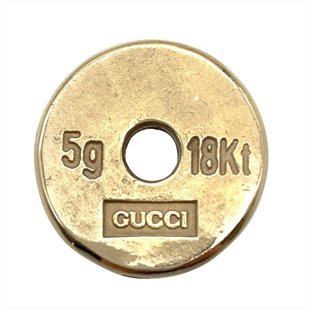 グッチ GUCCI コイン ペンダントトップ K18YG 5.4g イエローゴールド チョーカー ユニセックス