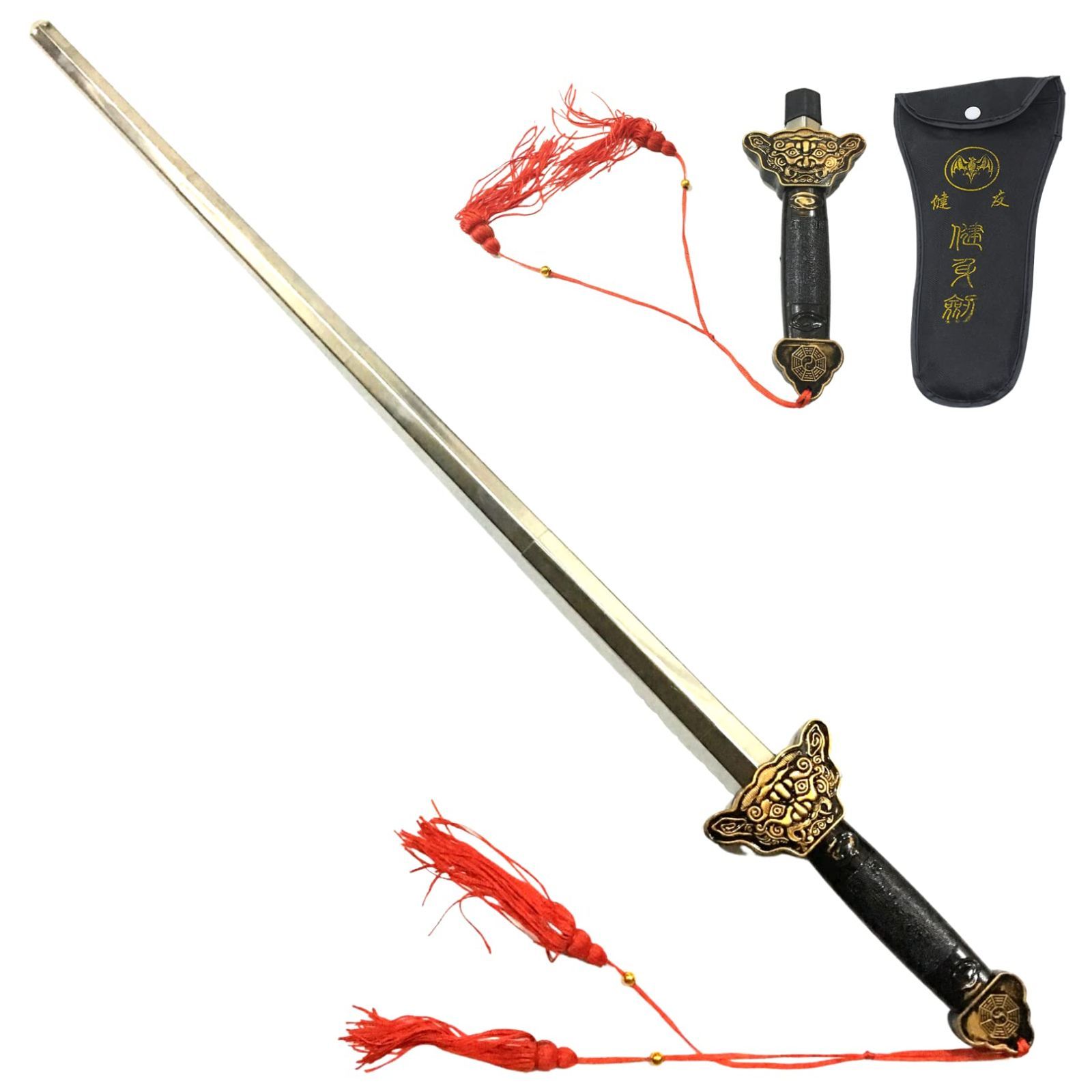 中国武術太極拳用　ジュラルミン製　剣71㎝ 剣穂付 演武・大会用 舞台 中国武術太極拳用 ジュラルミン製 剣71㎝ 剣穂付 演武・大会用 舞台