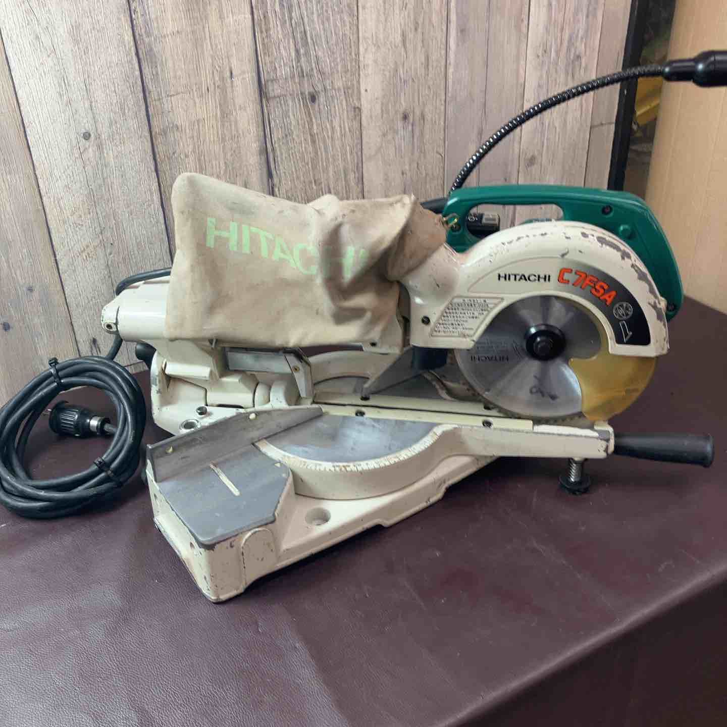 品 ハイコーキ HIKOKI 旧 日立工機 卓上スライド丸ノコ C7FSA 電動のこぎり ノコギリ 東大和店