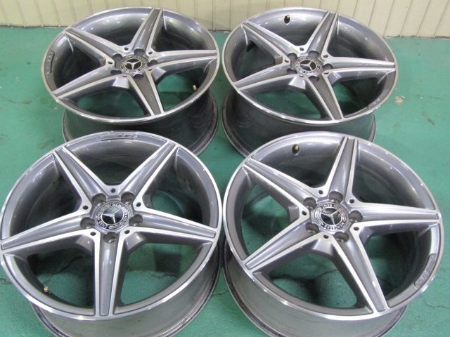 冬準備に メルセデスベンツ W205 Cクラス前期純正 AMG5スポーク