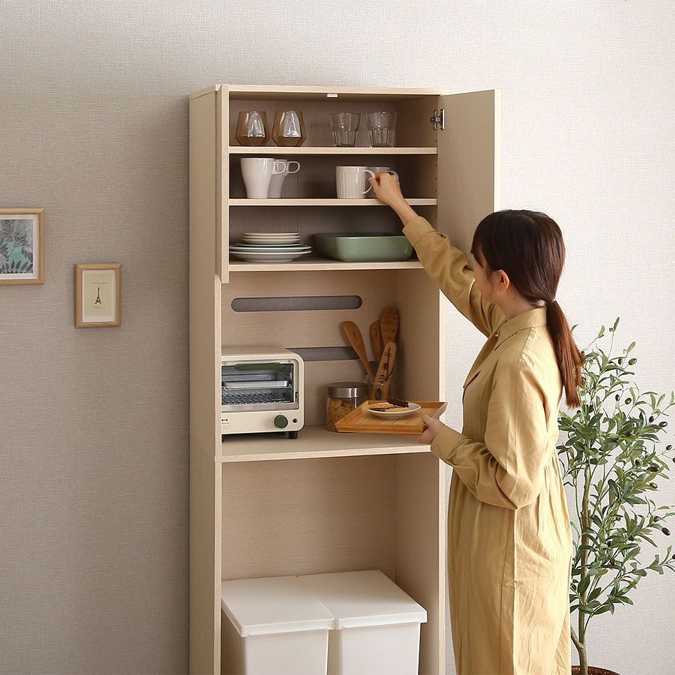 ♪木製 ゴミ箱上