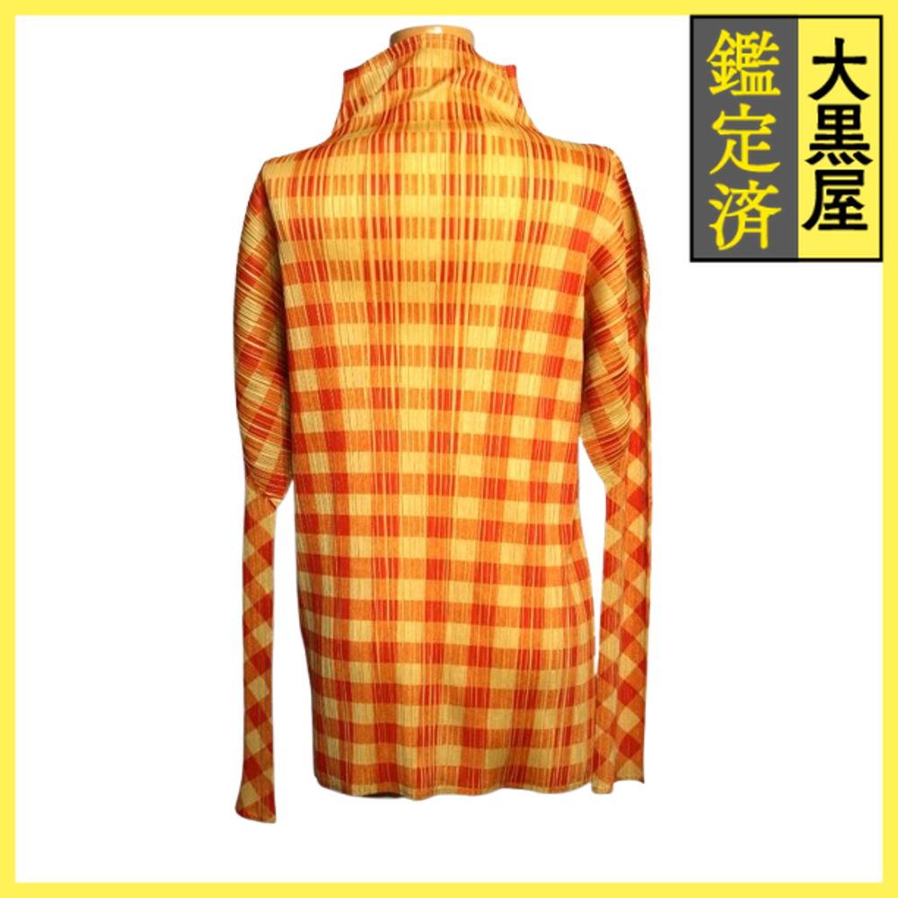  プリーツプリーズイッセイミヤケ チェック 長袖タートルネック PP 54-JK 604 200 その他 その他