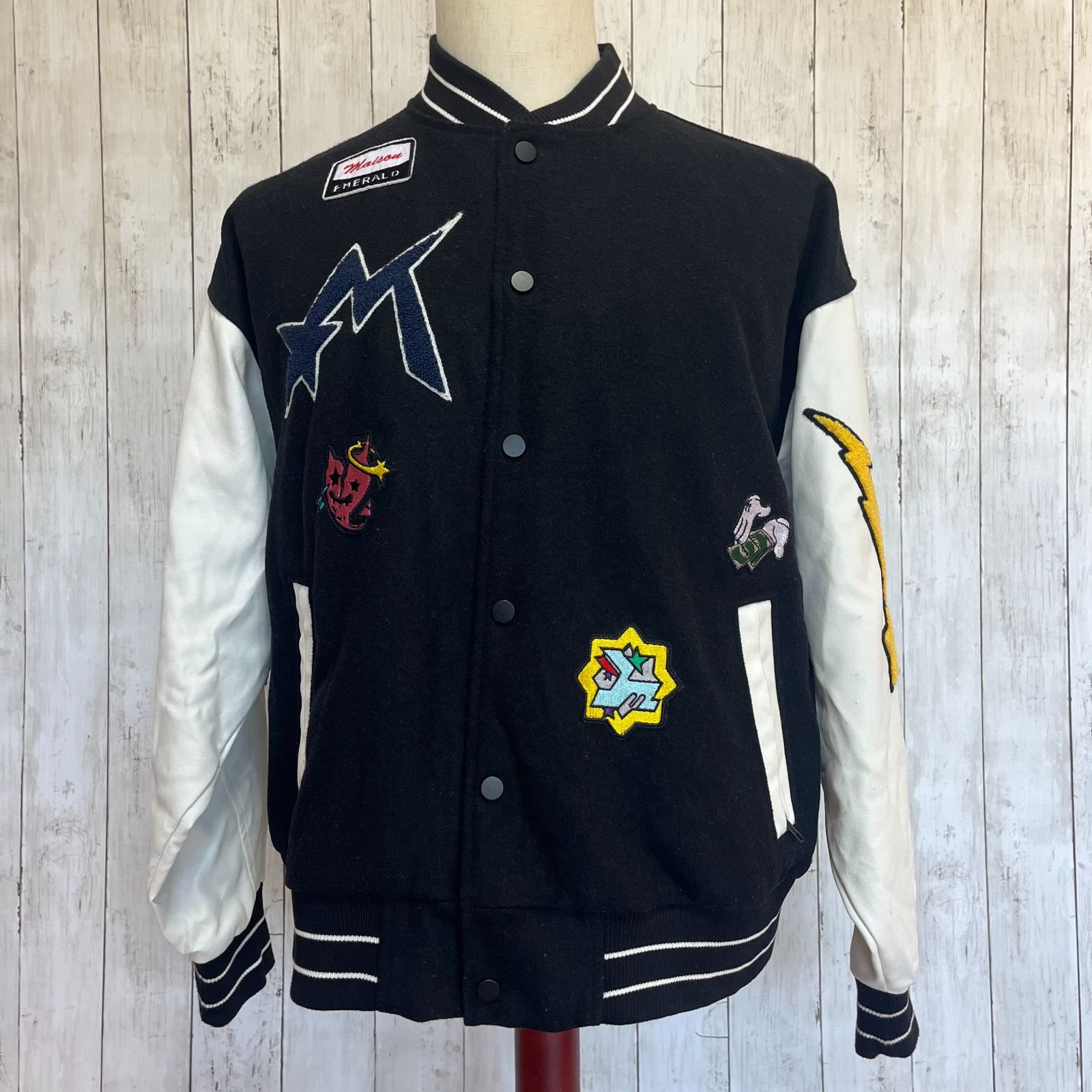 dugout×MAISON EMERALDコラボ スタジャン MAISON EMERALD×dugout 別注限定スタジャン 公式通販 dugout×MAISON
