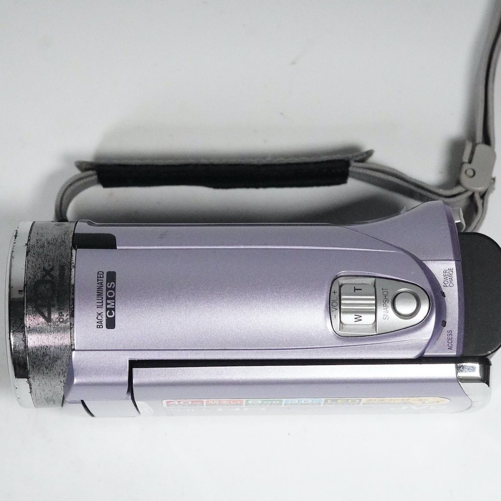  JVC Victor Everio GZ-E 225-V パープル 返金保証 2359 ビデオカメラ本体 ビデオカメラ