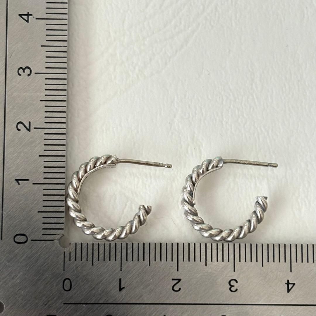 241【ティファニー】シルバー ツイスト フープピアス - メルカリ