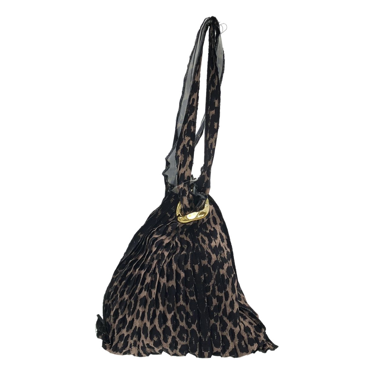 新品】【CELERI/セルリ】 LEOPARD BIG プリーツバッグ