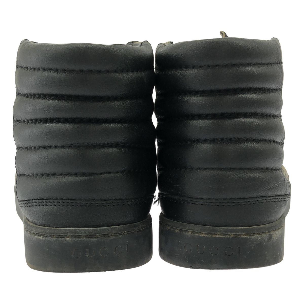GUCCI グッチ GGスプリームハイカットスニーカー 386740 ブラック 