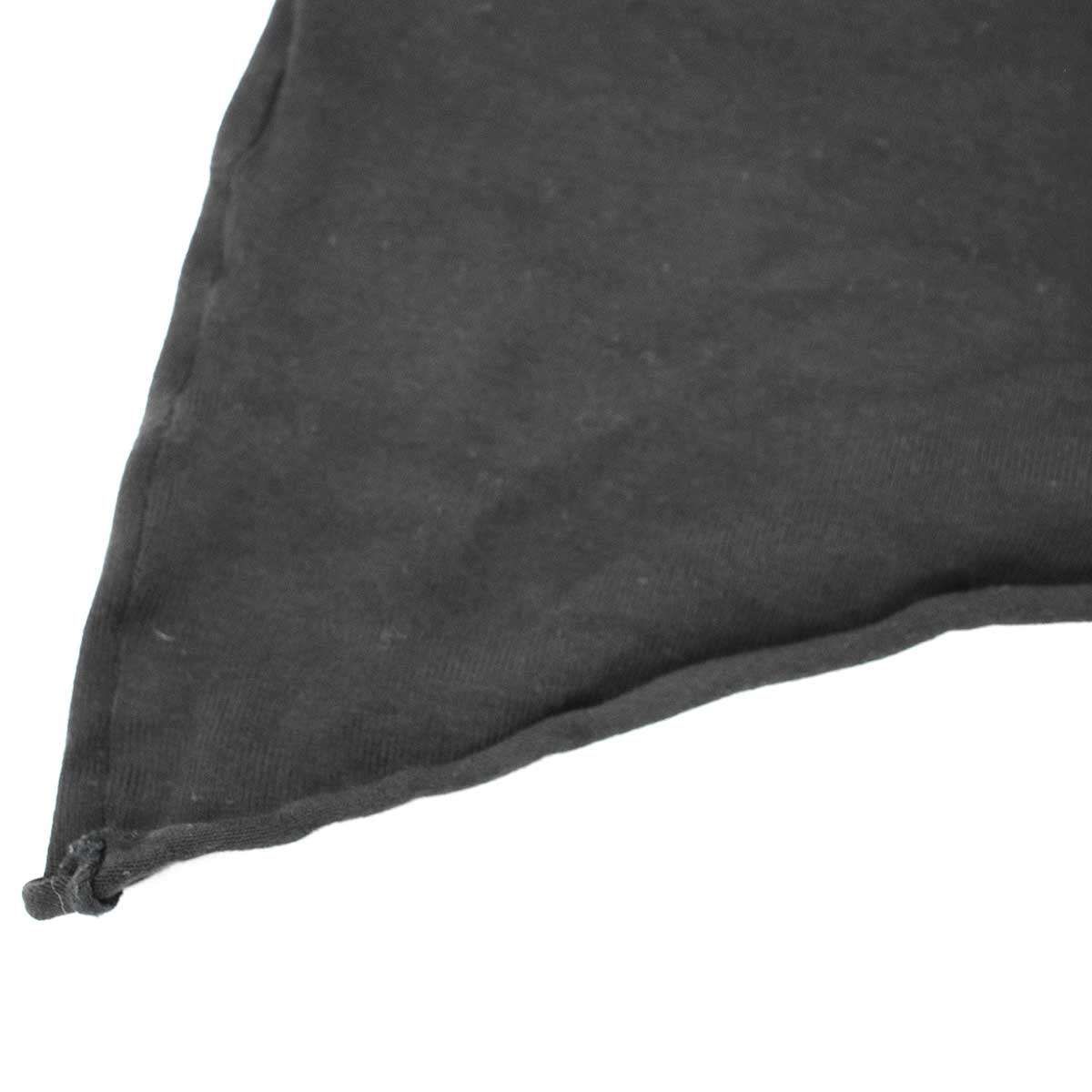 アシンメトリーカットアウトタンクトップ ブラック