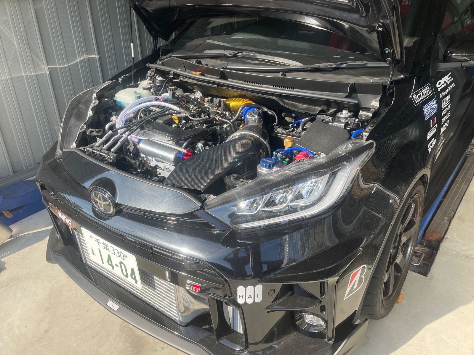 ガレージMAEDA GRヤリス用ワンオフGTオイルキャッチタンクv2