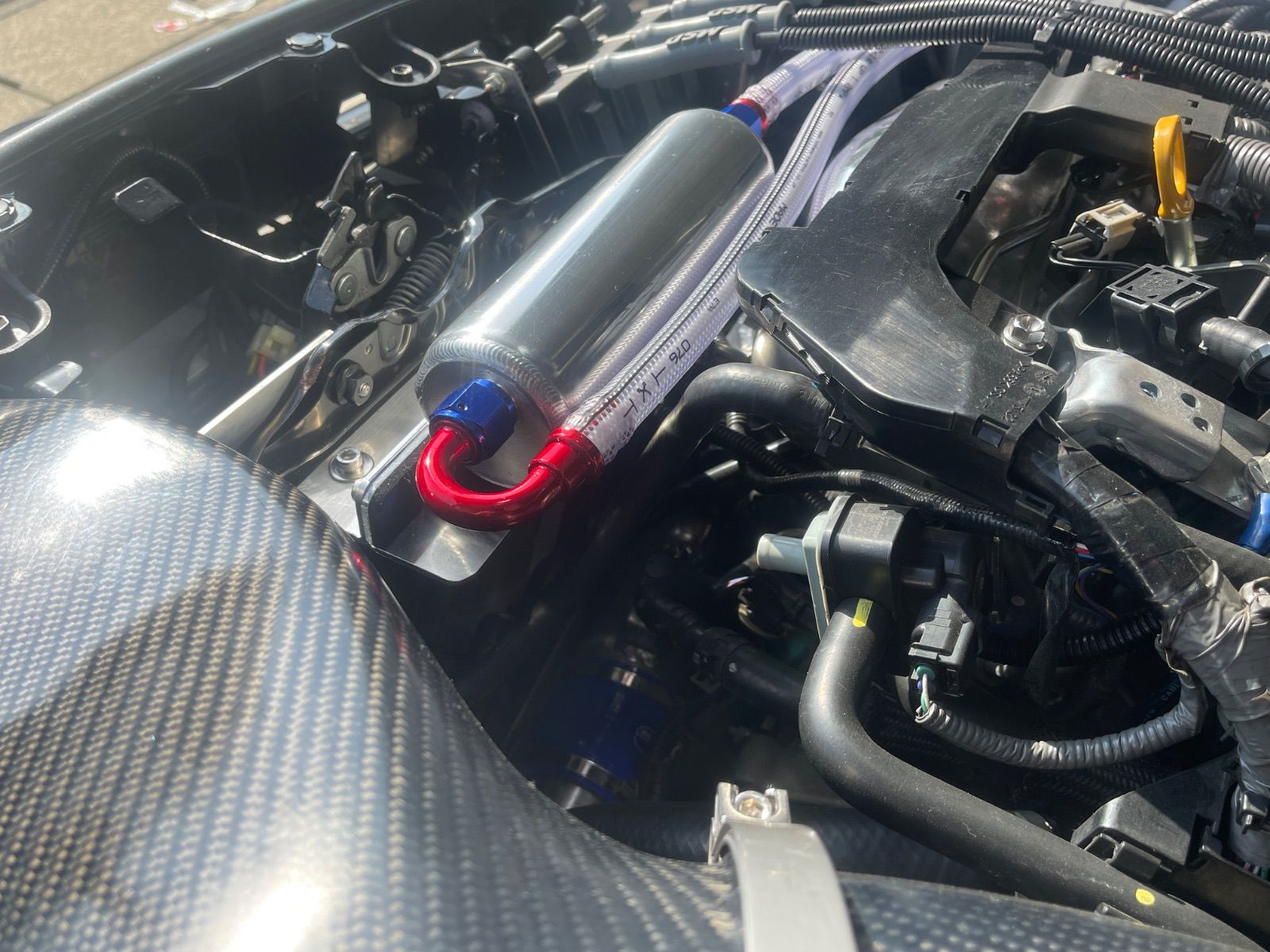 ガレージMAEDA GRヤリス用ワンオフGTオイルキャッチタンクv2 FFCRYSTALESIA_COM