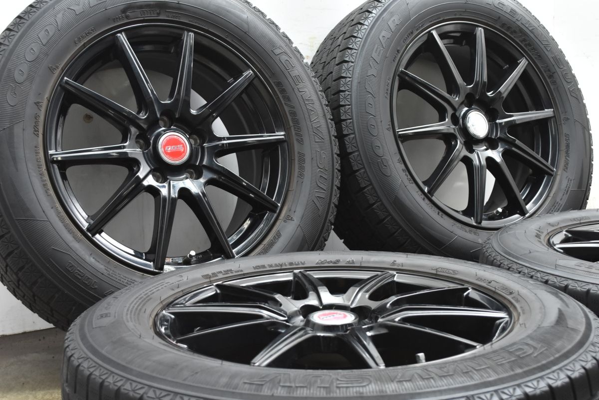 大 DOS 17in 7J 48 PCD114.3 グッドイヤー アイスナビ SUV 225 65R17 T32 エクストレイル レガシィアウトバック CX-5 CX-8 CR-V