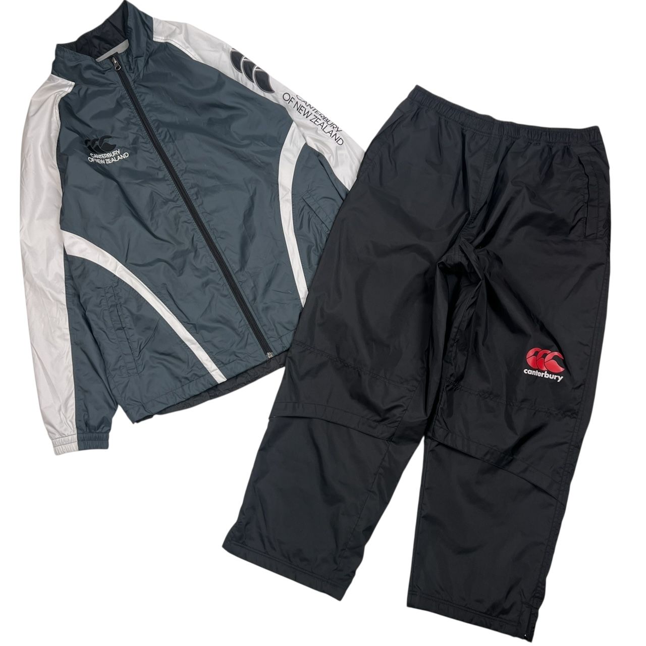 上下 canterbury ジャージ canterbury ジャージ上下 ネイビー 青 M