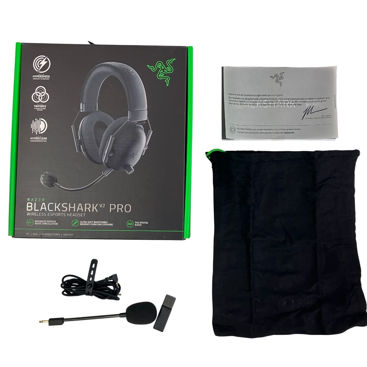 RAZER BLACKSHARK V2 PRO ゲーミングヘッドフォン ワイヤレス ヘッドセット T10525888