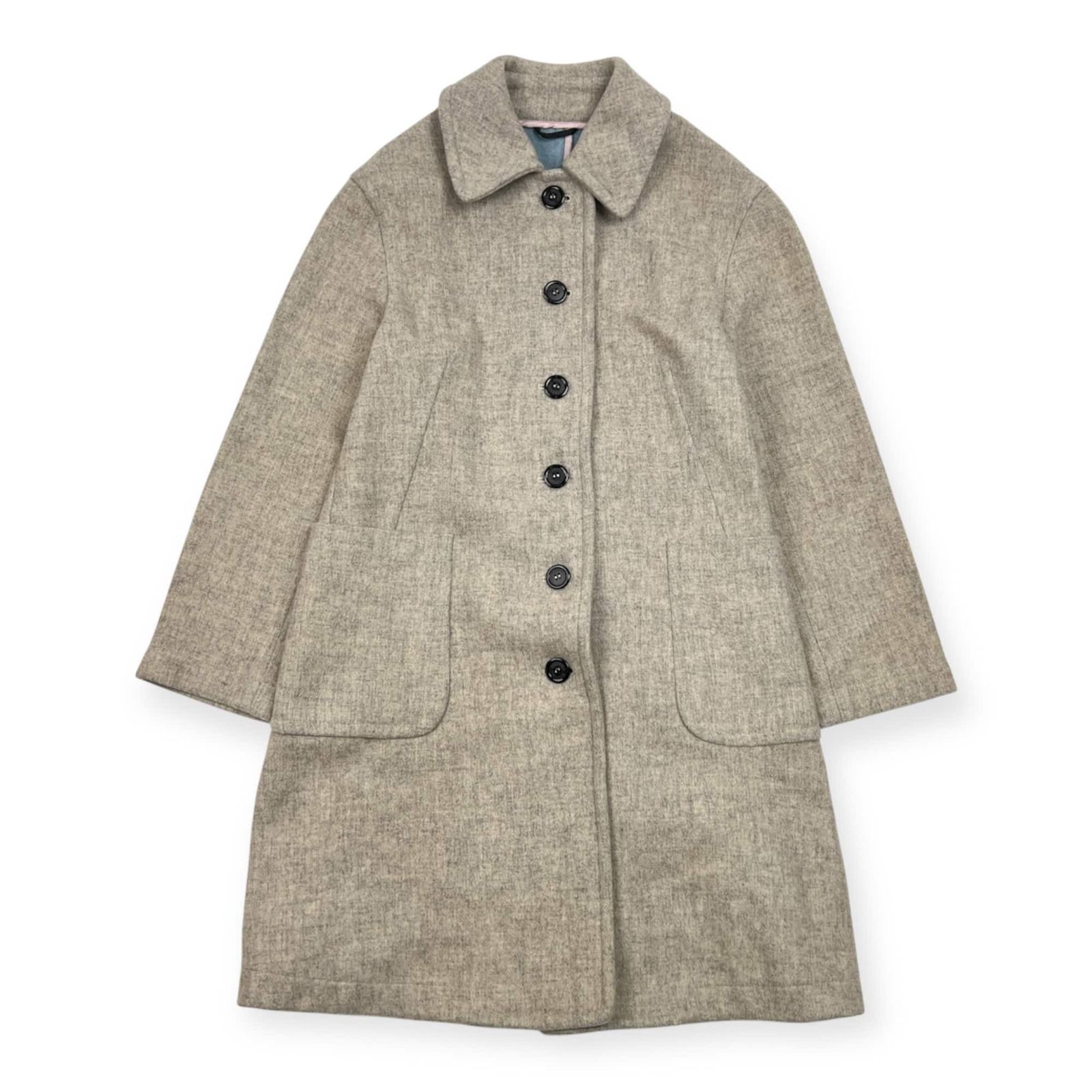 イングランド製 GRENFELL グレンフェル ウール ステンカラーコート 32