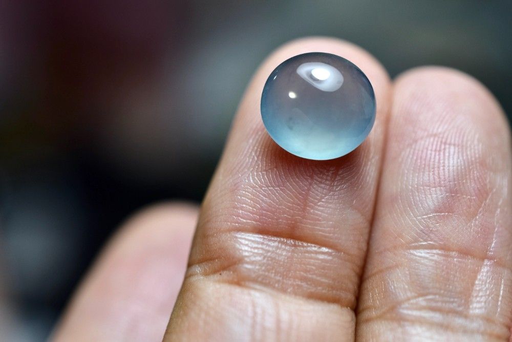 SR12-25 宝石質 高氷種 青色 グアテマラ産 天然 A貨 本翡翠 ルース 硬玉 ジェダイト