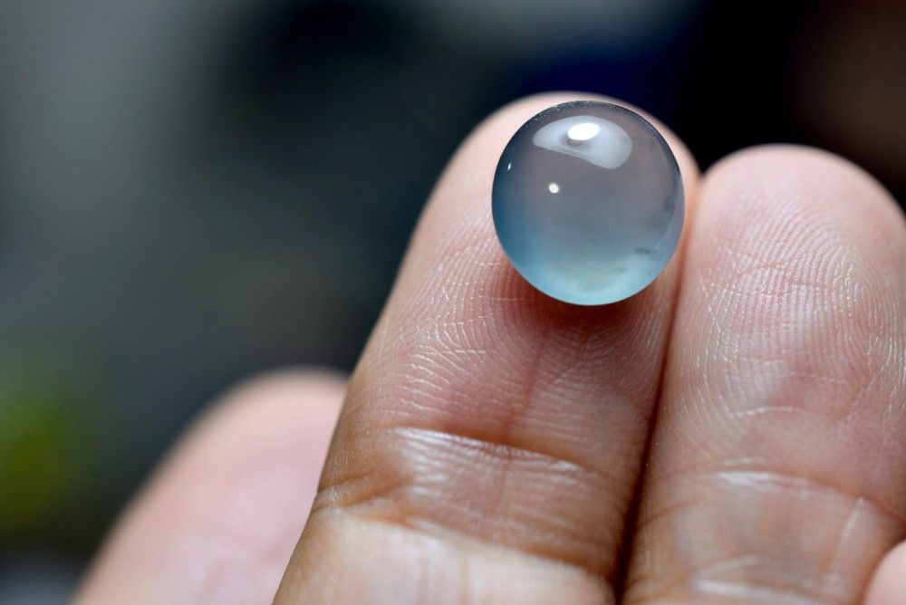 SR12-25 宝石質 高氷種 青色 グアテマラ産 天然 A貨 本翡翠 ルース 硬玉 ジェダイト