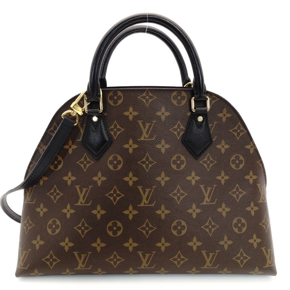 ルイヴィトン LOUIS VUITTON アルマバッグ イントゥーバッグ モノグラム キャンバス 2way ハンドバッグ ショルダー ブラック 7-10-168