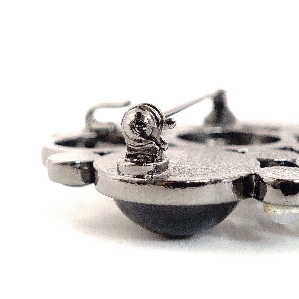 シャネル CHANEL ココマーク ブローチ フェイクパール グリポア