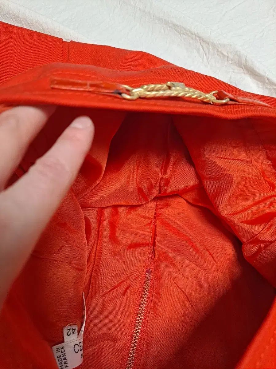 オレンジ ウール