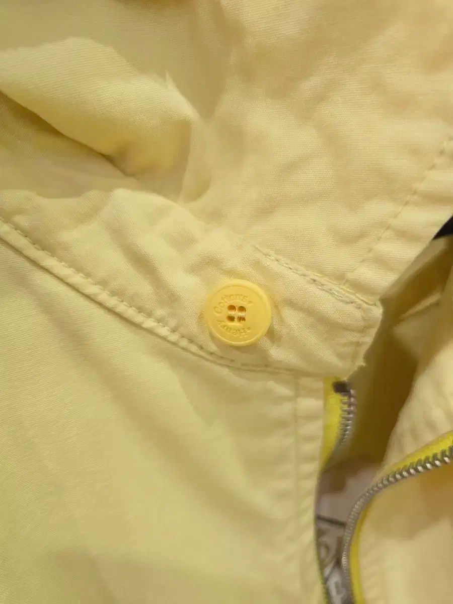 ヘンリーコットンズ 柔らかい パステル イェロー COLOR ブルゾン ジャケット