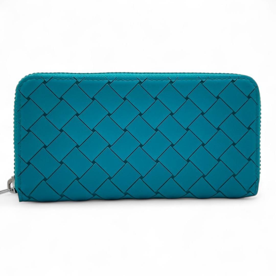 Y【新品未使用】ボッテガヴェネタ ラバー ラウンドジップウォレット ブルー Y【新品未使用】ボッテガヴェネタ ラバー ラウンドジップウォレット