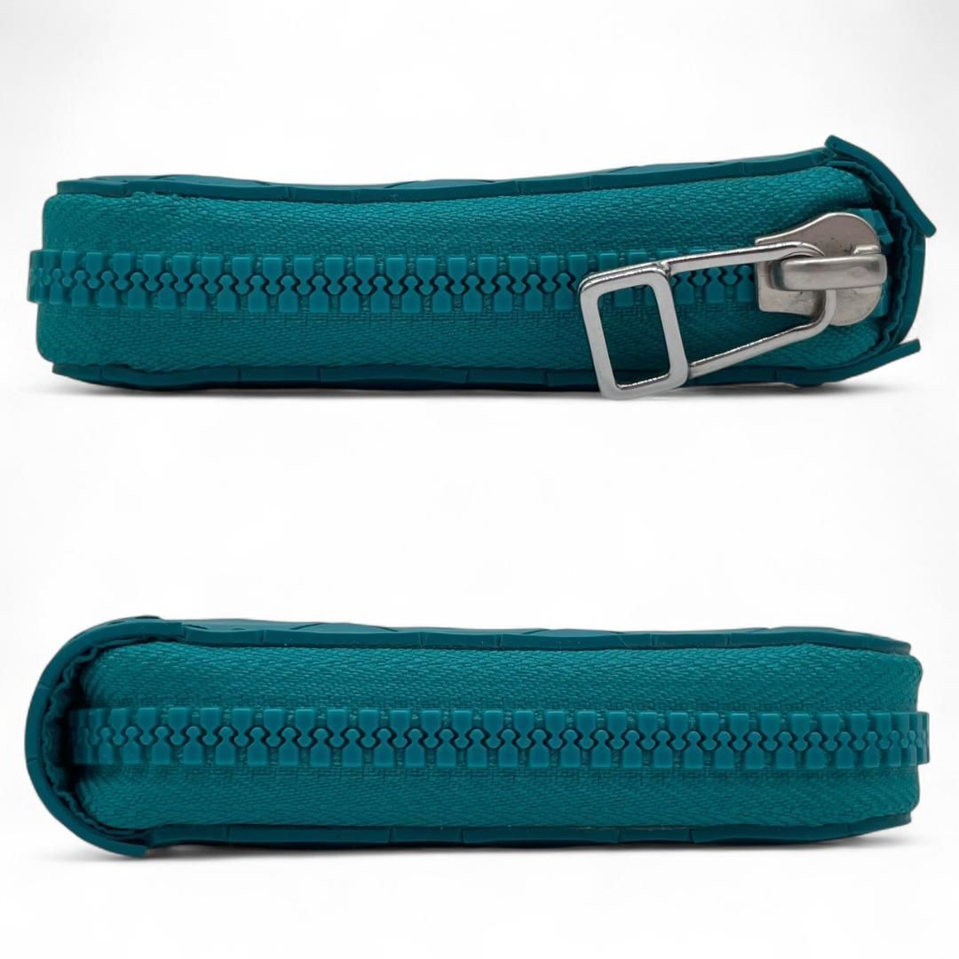 Y【新品未使用】ボッテガヴェネタ ラバー ラウンドジップウォレット ブルー Y【新品未使用】ボッテガヴェネタ ラバー ラウンドジップウォレット