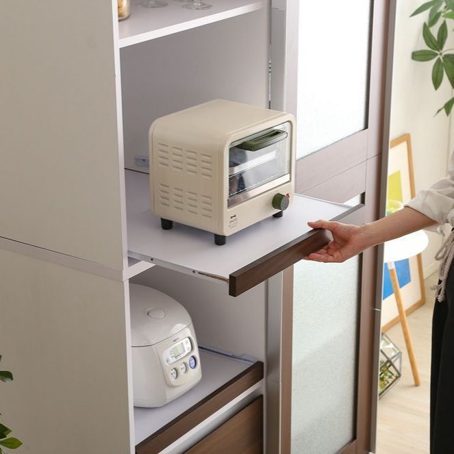 ガラス引き戸 食器棚