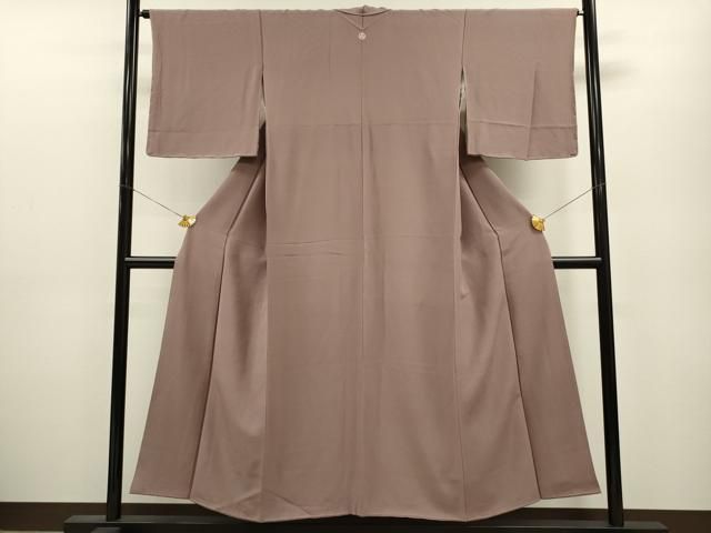 平和屋着物○上質な色無地 鴇浅葱色 正絹 逸品 DAAU5799ps