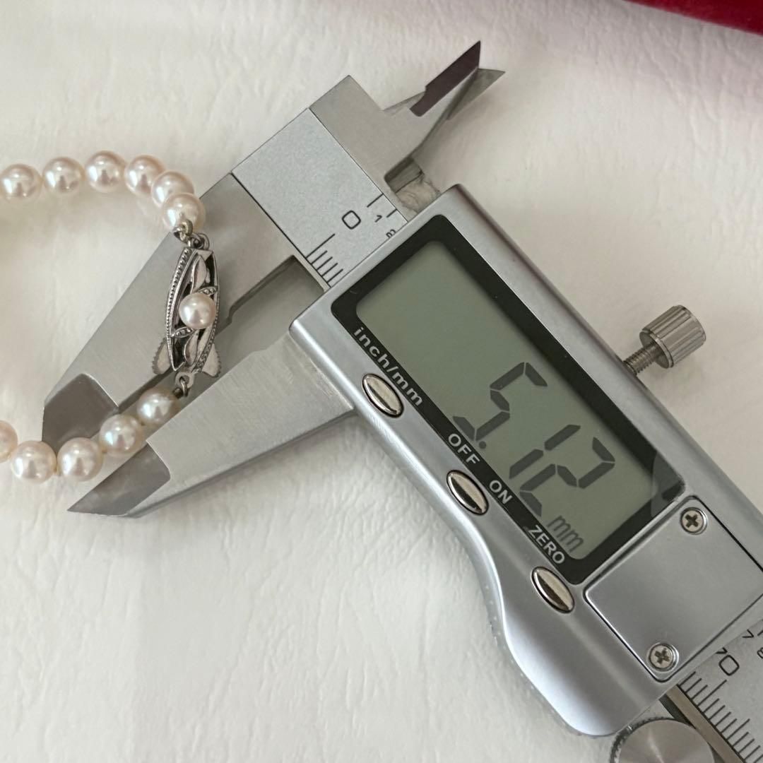 324【ミキモト】シルバー パール 約5.1-5.9mm ネックレス - メルカリ