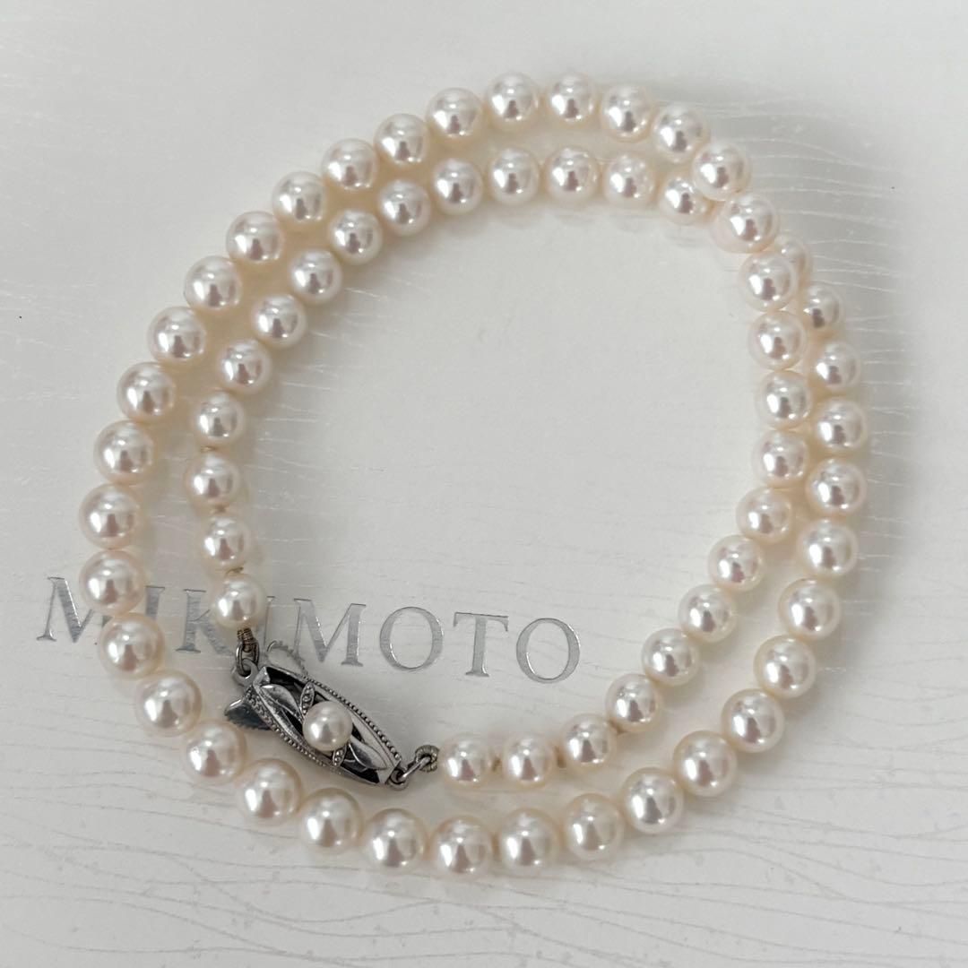 324【ミキモト】シルバー　パール　約5.1-5.9mm ネックレス 324【ミキモト】シルバー パール 約5.1-5.9mm ネックレス - メルカリ