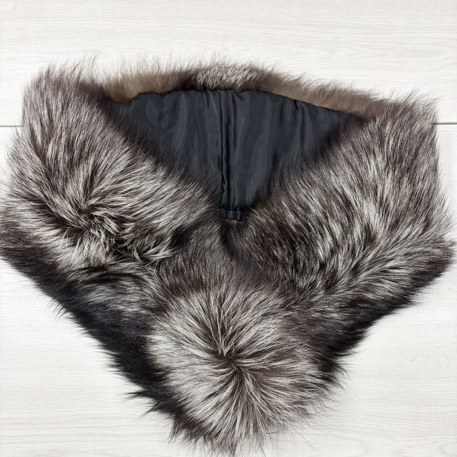 ︎ シルバーフォックス ショール ファー 毛皮 成人式 振袖 結婚式 正月 茶