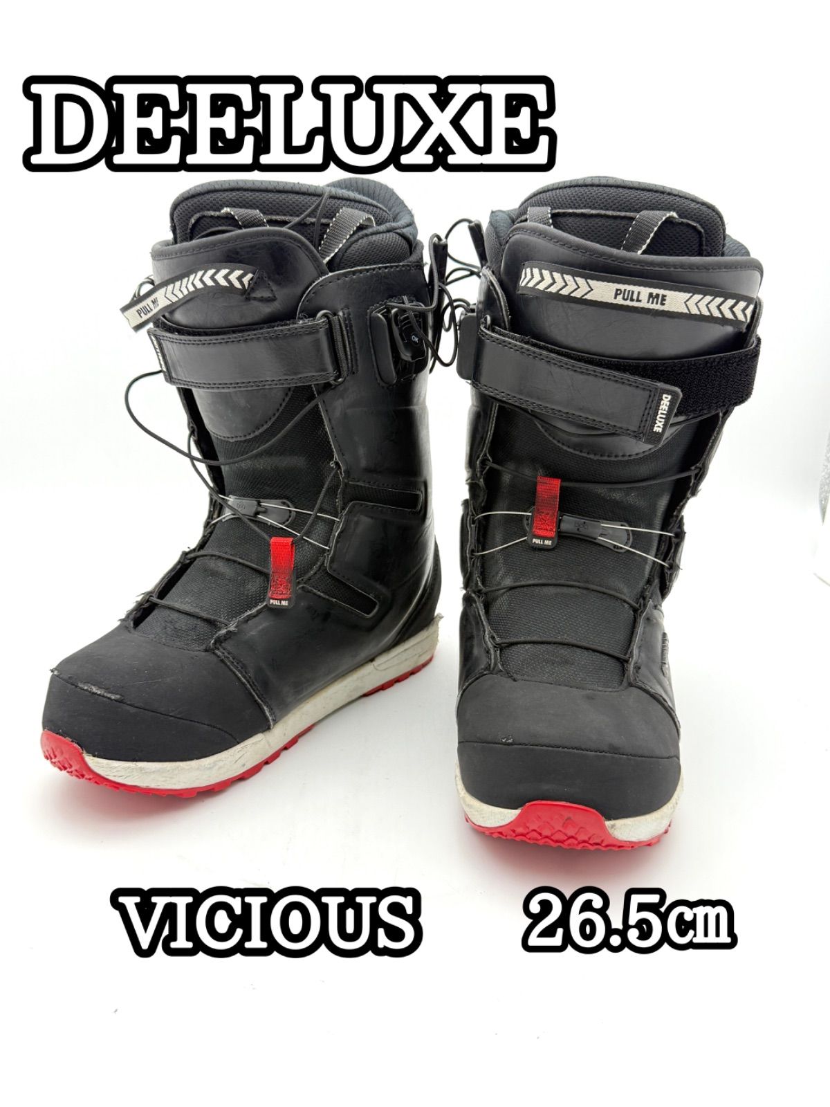 人気モデル DEELUXE VICIOUS 26.5cm スノーボード ブーツ ディーラックス 黒 BOA ダイヤル式