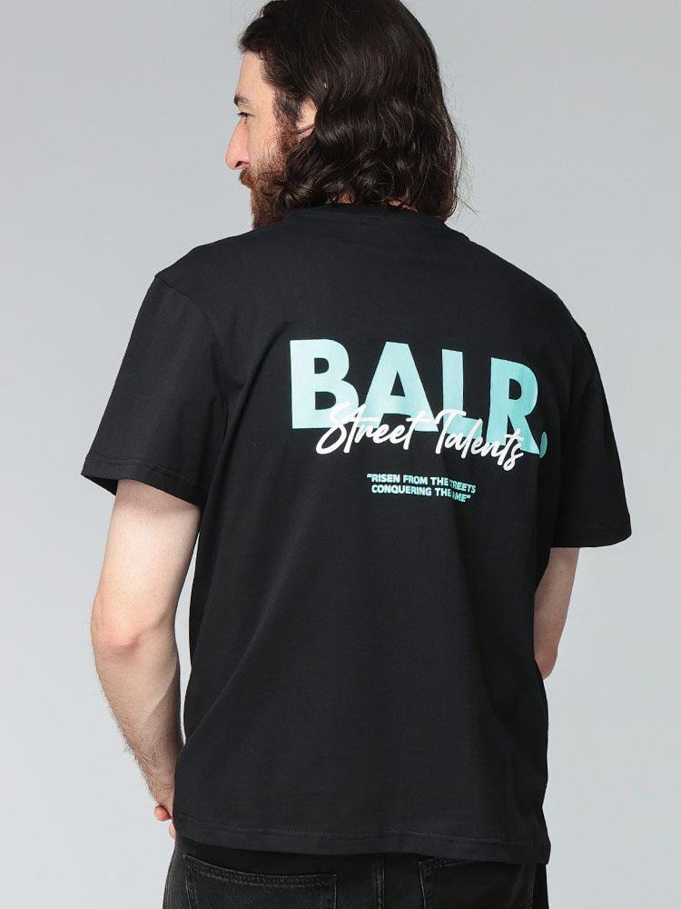BALR． ボーラー ロゴプリント クルーネック 半袖 Tシャツ