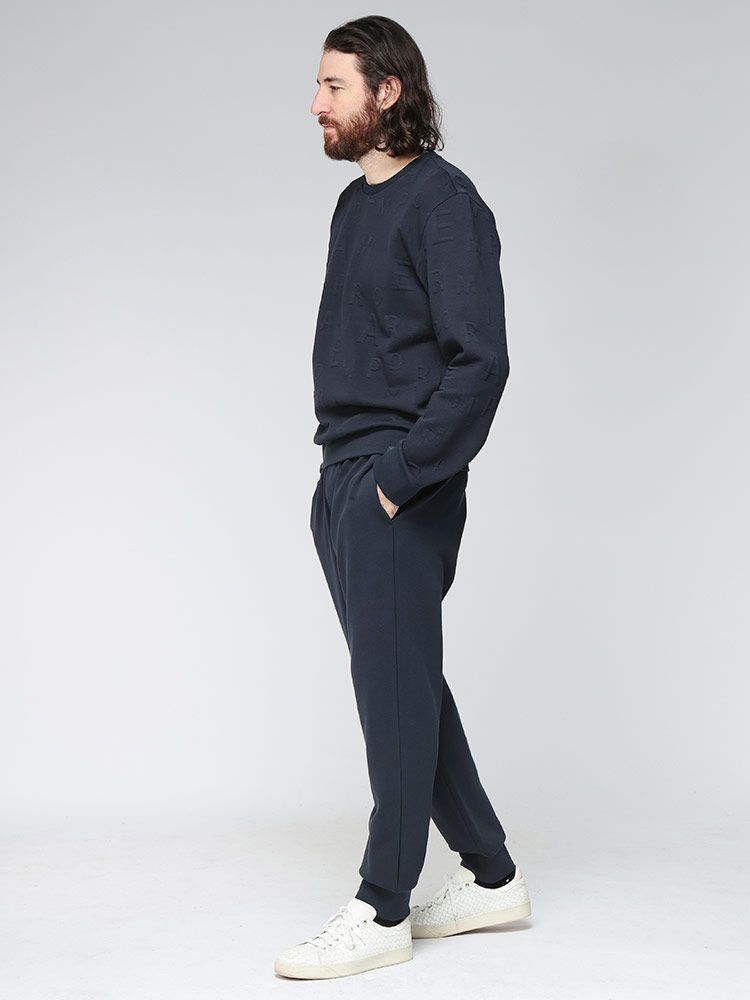  EMPORIO ARMANI エンポリオアルマーニ 総柄ロゴ トレーナー パンツ セットアップ ルームウェア ルームウェア パジャマ