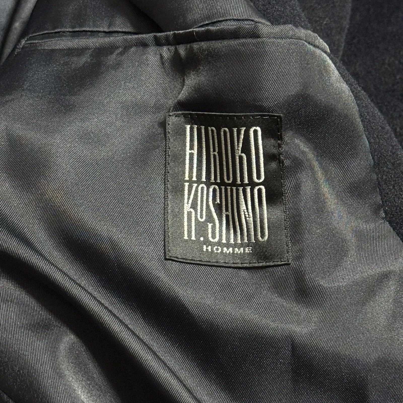 Z1564【美品】 HIROKO KOSHINO HOMME ヒロココシノオム ウールアンゴラ