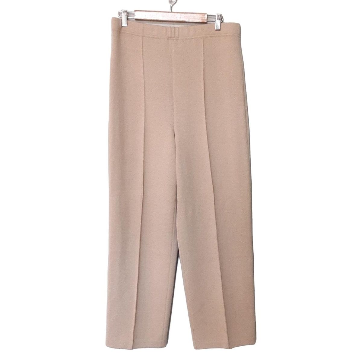 ST.JOHN セントジョン パンツ サイズ12 L レディース - ベージュ フルレングス ニット ウエストゴム