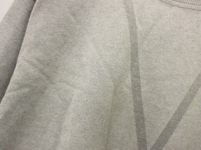  エムエムシックス メゾンマルジェラ MM 6 Maison Margiela スウェット チュニック S グレー プリント ワンピース 長袖 AA 長袖 チュニック