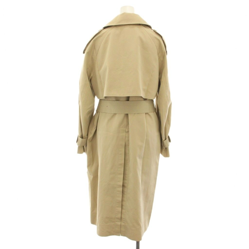ジョンスメドレー JOHN SMEDLEY トレンチコート アウター ロング ベルト付き 絹 シルク混 1 S ベージュ A2701FC301 YT MU GULLKHAN_COM