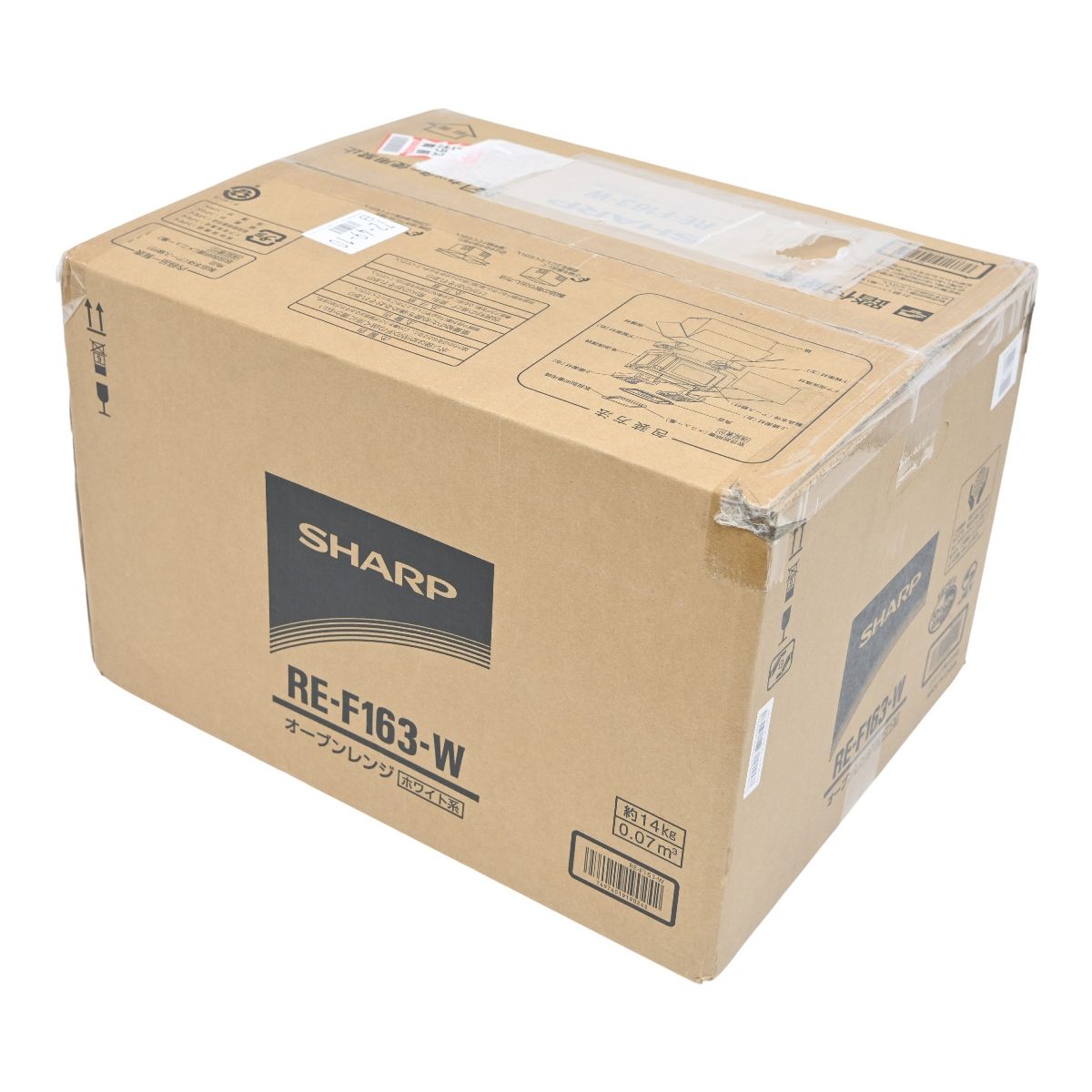 SHARP シャープ RE-F163-W 電子レンジ オーブン グリル機能付 ♥ Z10437528