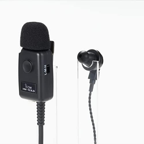 アイコム タイピンマイクロフォン HM-153LS ブラック